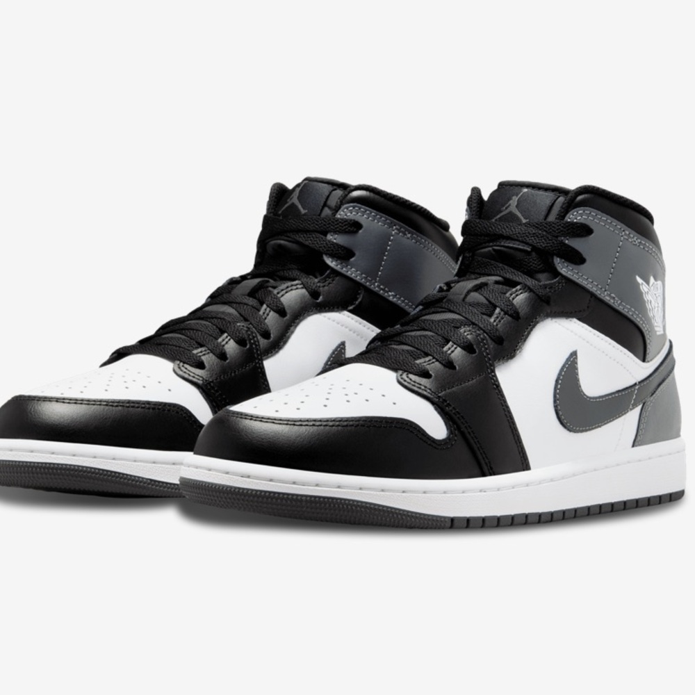 Jordan 1 Black and Gray High-Top Sneakers